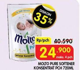 Promo Harga Molto Softener Ultra Pure 720 ml - Superindo