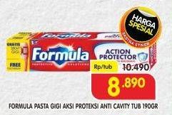 Promo Harga FORMULA Pasta Gigi Action Protector 190 gr - Superindo
