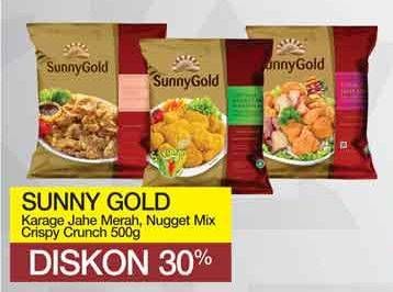Promo Harga SUNNY GOLD Chicken Karaage Jahe Merah, Crispy Crunch 500 gr - Yogya