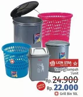 Promo Harga LION STAR Tempat Sampah  - LotteMart