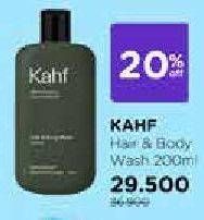 Promo Harga Kahf Hair & Body Wash 200 ml - Watsons