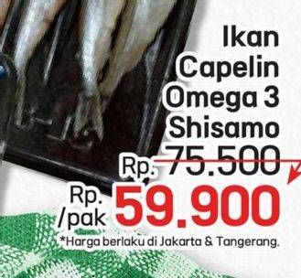 Promo Harga Ikan Capelin  - LotteMart