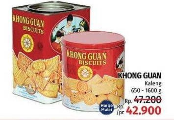 Promo Harga KHONG GUAN Assorted Biscuit Red  - LotteMart