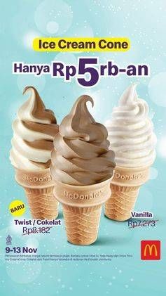 Promo Harga Ice Cream Cone  - McD
