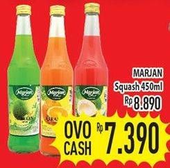 Promo Harga MARJAN Syrup Squash 450 ml - Hypermart