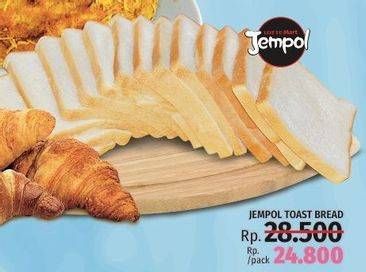 Promo Harga JEMPOL Whole Toast  - LotteMart