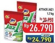 Promo Harga Attack Jaz1 Detergent Powder 1700 gr - Hypermart