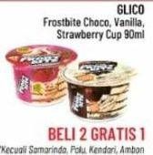 Promo Harga GLICO Frostbite Pari Pari Chocolate, Pari Pari Vanilla, Strawberry Sauce 90 ml - Alfamidi