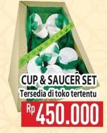 Promo Harga Cup & Saucer Set  - Hypermart