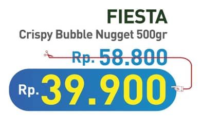 Promo Harga Fiesta Naget Crispy Bubble 500 gr - Hypermart