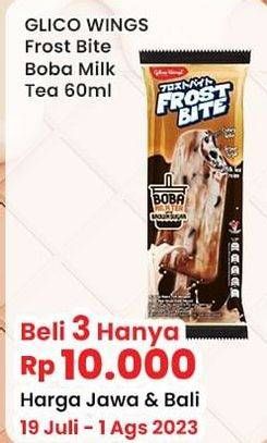 Promo Harga Glico Frostbite Boba Milk Tea 60 ml - Indomaret