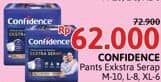 Promo Harga Confidence Adult Pants Slim & Fit Extra Absorb M10, L8, XL6 6 pcs - Alfamidi