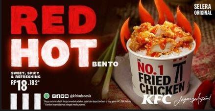 Promo Harga KFC Red Hot Bento  - KFC