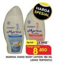 Promo Harga MARINA Hand Body Lotion Jenis Tertentu 185 ml - Superindo