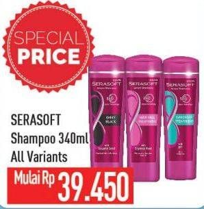 Promo Harga SERASOFT Shampoo All Variants 340 ml - Hypermart