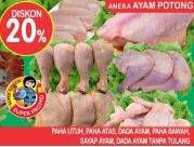 Promo Harga Anek Ayam Potong : Paha Utuh, Paha Bawah, Dada Ayam, Paha Atas, Sayap Ayam, Dada Ayam Tanpa Tulang  - Superindo