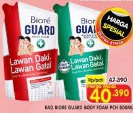 Promo Harga Biore Guard Body Foam 800 ml - Superindo