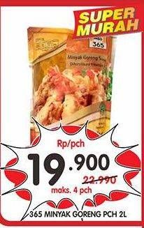 Promo Harga 365 Minyak Goreng 2 ltr - Superindo