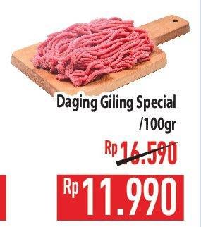 Promo Harga Daging Giling Sapi Spesial per 100 gr - Hypermart