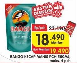 Promo Harga BANGO Kecap Manis 550 ml - Superindo