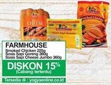 Promo Harga Farmhouse Smoked Chicken/Sosis Sapi Goreng/Sosis Sapi Cheese Jumbo  - Yogya