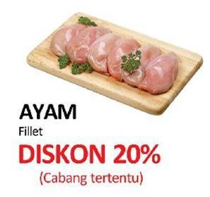 Promo Harga Ayam Fillet per 100 gr - Yogya