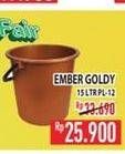 Promo Harga Ember Goldy PL 12 15 ltr - Hypermart