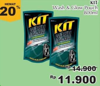 Promo Harga KIT Wash & Glow Car Shampoo 800 ml - Giant