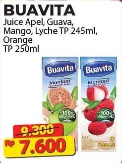 Promo Harga Buavita Fresh Juice Apple, Guava, Mango, Lychee, Orange 250 ml - Alfamart