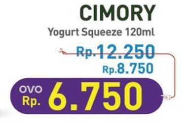 Promo Harga Cimory Squeeze Yogurt 120 gr - Hypermart