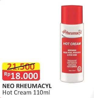 Promo Harga NEO RHEUMACYL Hot Cream 110 ml - Alfamart
