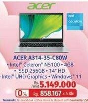 Promo Harga ACER A315-35-C80W  - LotteMart