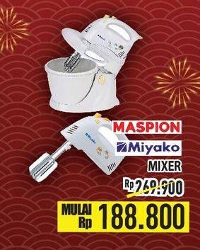 Promo Harga MASPION/MIYAKO Mixer  - Hypermart