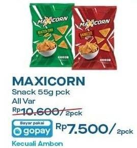 Promo Harga MAXICORN Snack All Variants 55 gr - Indomaret