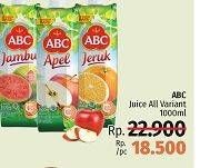Promo Harga ABC Juice All Variants 1000 ml - LotteMart