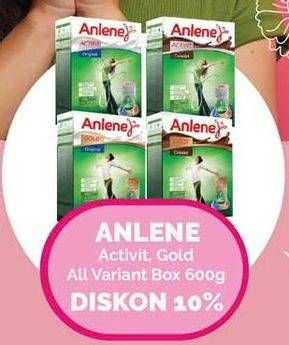 ANLENE Actifit/Gold All Variant Box 600g