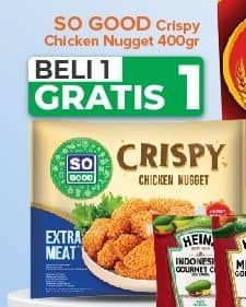 Promo Harga So Good Crispy Chicken Nugget 400 gr - Yogya