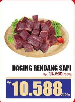 Promo Harga Daging Rendang Sapi per 100 gr - Hari Hari