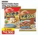 Promo Harga Nissin Ramen Kaldu Ayam, Yakisoba Takoyaki 100 gr - Alfamart