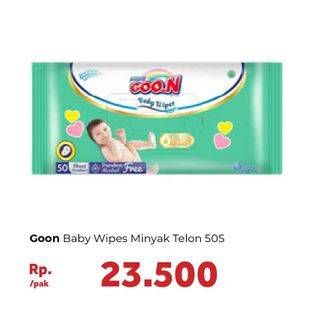Promo Harga GOON Baby Wipes Minyak Telon 50 sheet - Carrefour