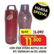 Promo Harga LION STAR Hydro Bottle NH-81 1500ml/NH-66 600ml  - Superindo