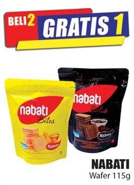 Promo Harga NABATI Wafer 115 gr - Hari Hari