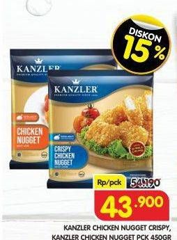 Promo Harga Kanzler Chicken Nugget Crispy, Original 450 gr - Superindo