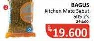 Promo Harga BAGUS Kitchen Mate Sponge Scourer W-22505 per 2 pcs - Alfamidi