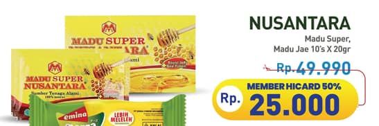 Promo Harga Nusantara Madu Super/Madu Jae  - Hypermart