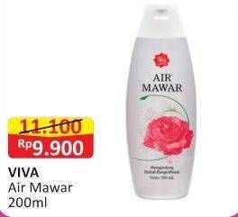 Promo Harga Viva Air Mawar 200 ml - Alfamart