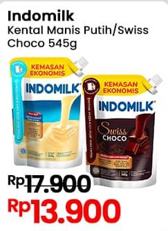 Promo Harga Indomilk Susu Kental Manis Cokelat, Plain 545 gr - Indomaret