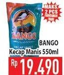 Promo Harga BANGO Kecap Manis 550 ml - Hypermart