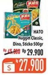 Promo Harga HATO Nugget Classic, Dino, Sticko 500 gr - Hypermart