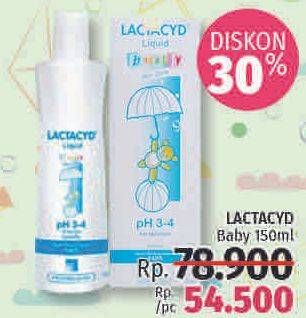 Promo Harga LACTACYD Baby Liquid Soap 150 ml - LotteMart